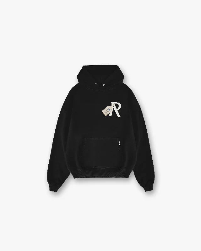Flash discounts – men’s clothing essentials for less.  Luggage Tag Hoodie - Jet Black