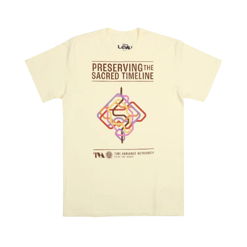 Flash sale alert! Shop fashion-forward clothing at discounted prices. Preserve The Sacred Timeline Natural Tee Flash sale alert! Shop fashion-forward clothing at discounted prices. Preserve The Sacred Timeline Natural Tee