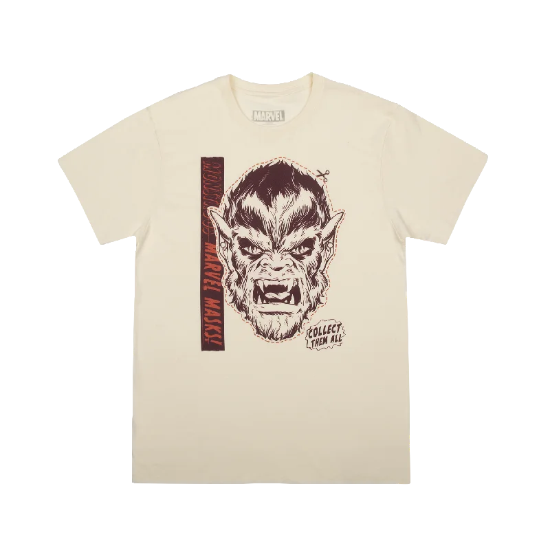 Shop affordable and stylish clothing – Limited-time discounts. Werewolf By Night Mask Cutout Natural Tee Shop affordable and stylish clothing – Limited-time discounts. Werewolf By Night Mask Cutout Natural Tee