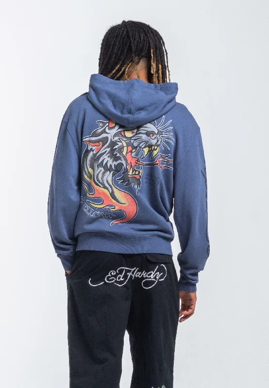 Look sharp without breaking the bank – men’s clothing sale now! Mens Hell Catz Zip Through Hoodie - Indigo Look sharp without breaking the bank – men’s clothing sale now! Mens Hell Catz Zip Through Hoodie - Indigo