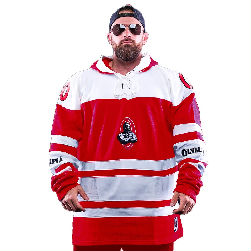 Get men’s fashion for less – shop the best deals of the year. Olympia Vintage Hockey Sweater Red/White Get men’s fashion for less – shop the best deals of the year. Olympia Vintage Hockey Sweater Red/White