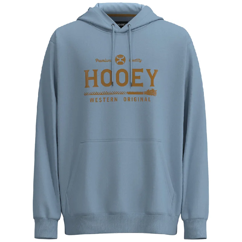 Men’s fashion sale – new deals added every day!  "Premium" Hoody Blue w/Grey
