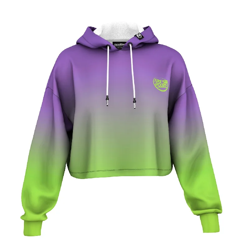 Update your look for less with men’s clothing on sale.  Purple Mint Cropped Hoodie