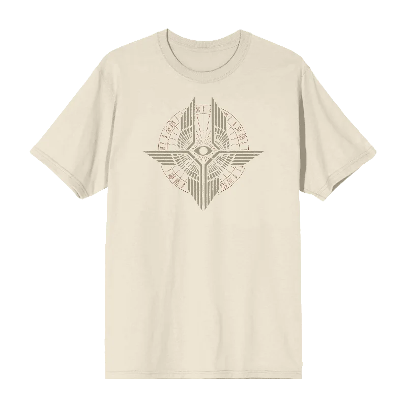 Refresh your wardrobe with the best deals on men's fashion. Eye & Wings Symbol Natural Tee Refresh your wardrobe with the best deals on men's fashion. Eye & Wings Symbol Natural Tee