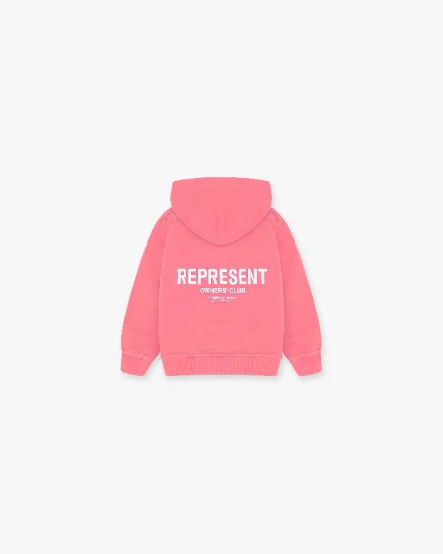 Upgrade your wardrobe with stylish clothing at discounted prices.  Represent Mini Owners Club Hoodie - Bubblegum Pink
