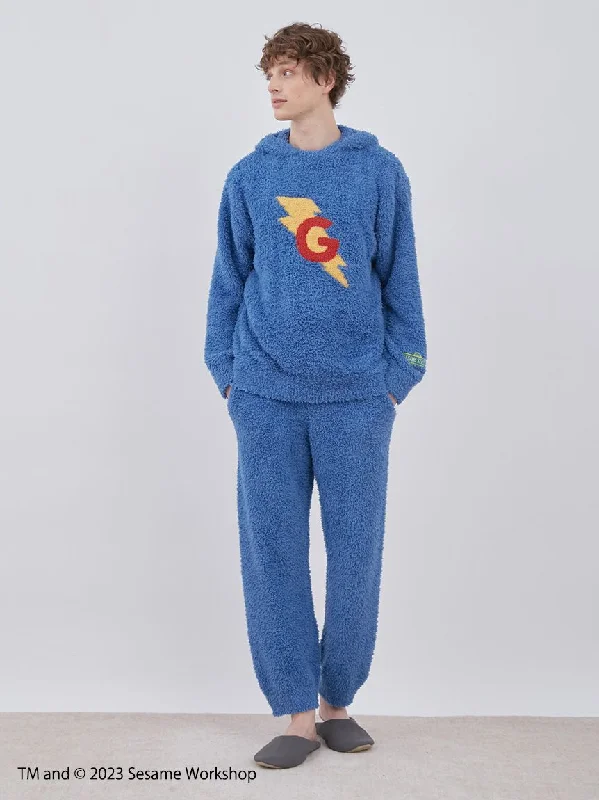 Shop stylish  fashion – Get huge savings on men’s clothing.  [SESAME STREET][MENS] Super Grover Pullover Hoodie & Long Pants Loungewear Set