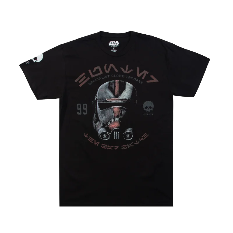 Massive markdowns on clothing items you love – Hurry before they’re gone!  Star Wars Bad Batch Hunter Black Tee