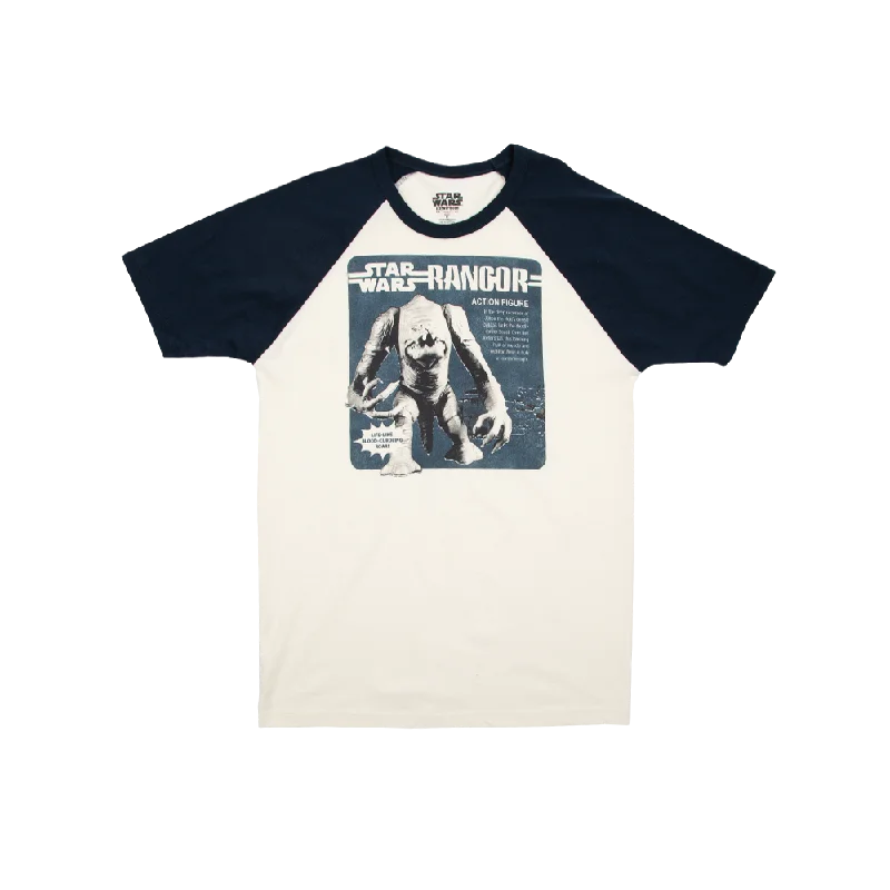 Shop clothing essentials at a fraction of the price – Star Wars Vintage Rancor Raglan Shop clothing essentials at a fraction of the price – Star Wars Vintage Rancor Raglan