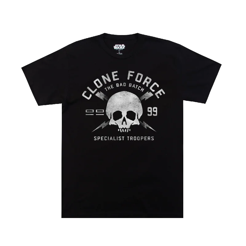 Save more with bundle deals on men’s fashion items. Clone Force Skull And Cross Bolt Tee Save more with bundle deals on men’s fashion items. Clone Force Skull And Cross Bolt Tee