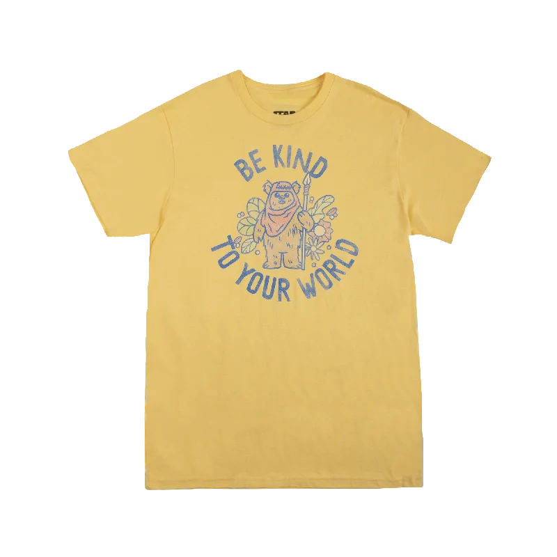 Find your perfect fit at the best prices – Clothing deals now on sale. Ewoks Be Kind To Your World Yellow Tee Find your perfect fit at the best prices – Clothing deals now on sale. Ewoks Be Kind To Your World Yellow Tee