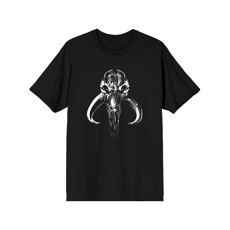 Men’s fashion just got more affordable – shop now!  Mythosaur Metal Mask Black Tee