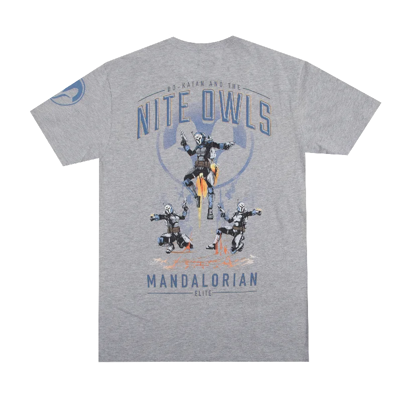 Buy more, save more –  Star Wars Bo-Katan And The Nite Owls Heather Tee