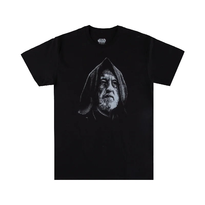 Shop smart, save big – men’s clothing sale on now!  Obi-Wan Kenobi Black Tee