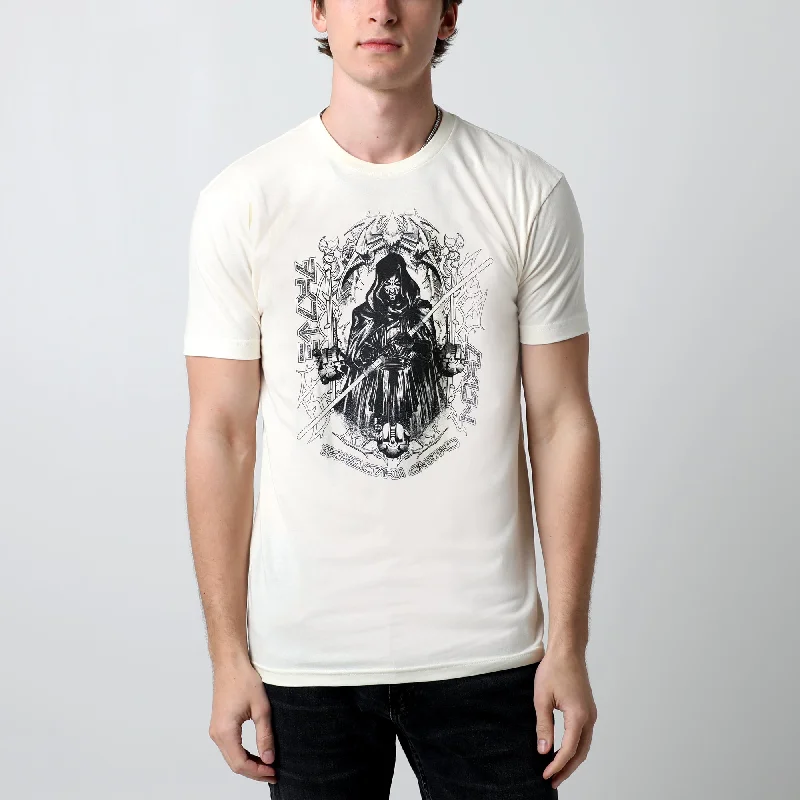 Shop new arrivals in clothing and save –  Darth Maul Framed Natural Tee