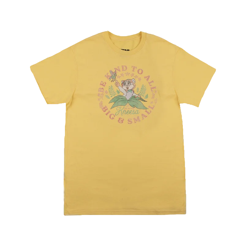 – Shop trendy clothing now.  Princess Kneesa Be Kind Yellow Tee