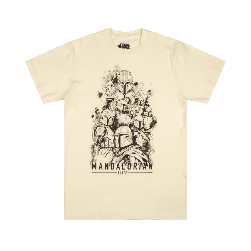 Limited-time promo – up to 70% off on men's essentials. The Mandalorian Elite Group Natural Tee Limited-time promo – up to 70% off on men's essentials. The Mandalorian Elite Group Natural Tee