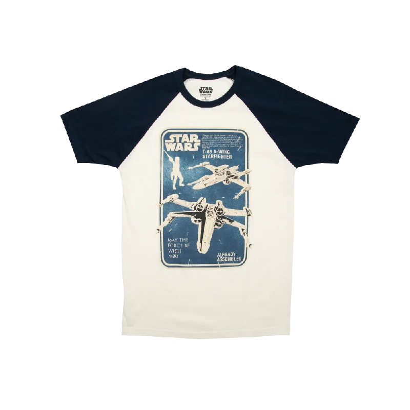 Huge savings on popular clothing styles –  Star Wars Vintage X-Wing Raglan