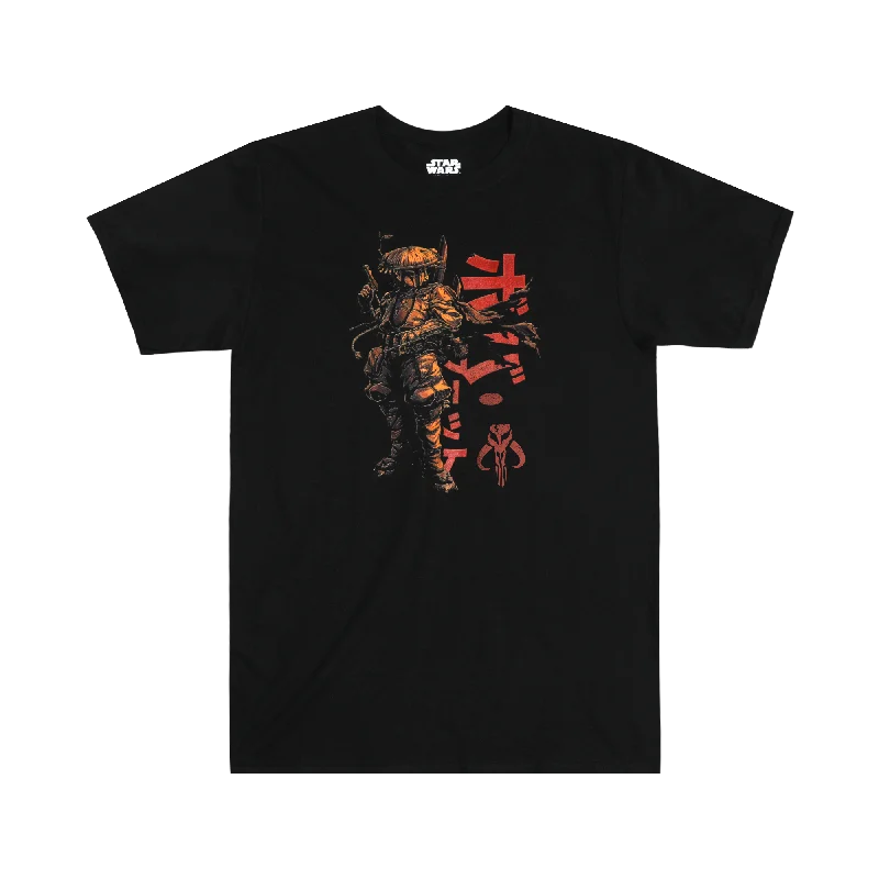 Don’t miss out – Limited-time   Visions Manga Boba Fett Kanji Black Tee