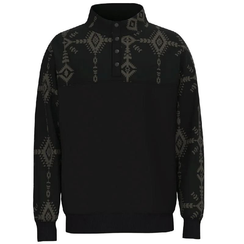 Exclusive offers on the latest clothing styles for men . "Stevie" Black w/Black & Grey Aztec Pullover Exclusive offers on the latest clothing styles for men . "Stevie" Black w/Black & Grey Aztec Pullover