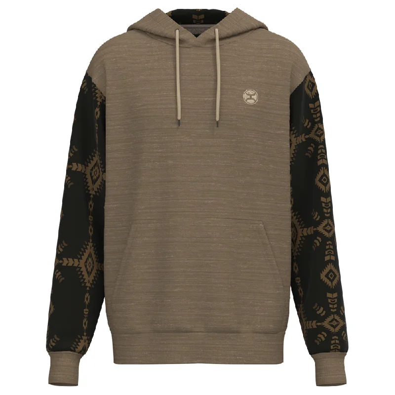 Shop new arrivals in clothing and save –  "Summit" Brown/Aztec Hoody