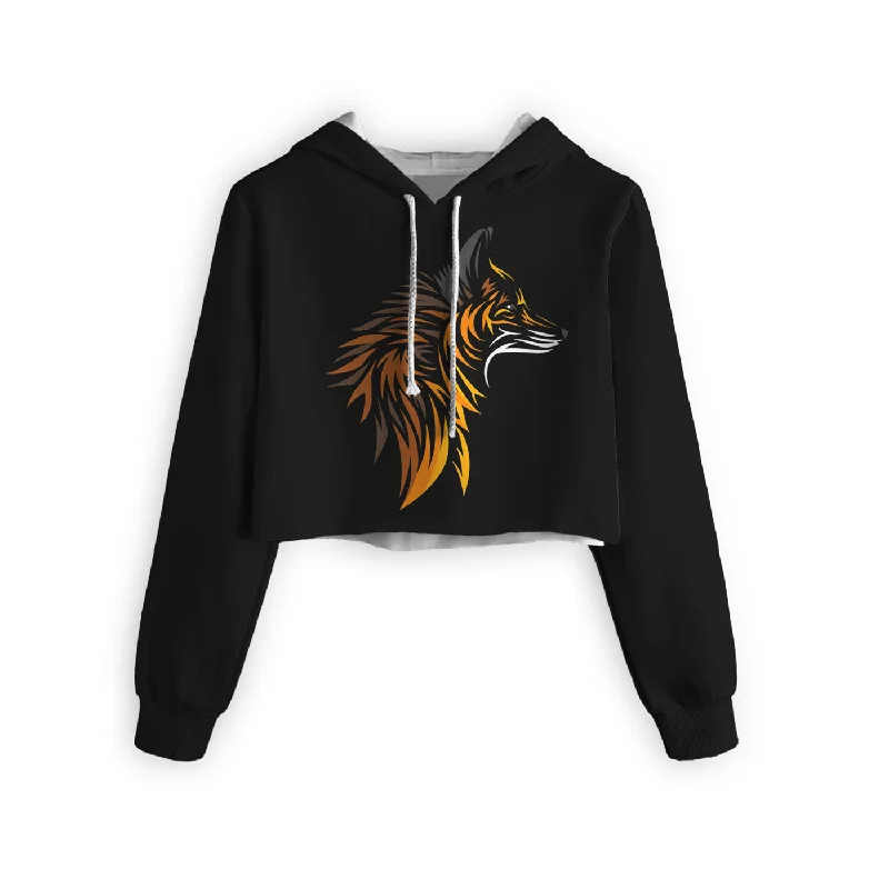 Exclusive clothing deals for  customers – Shop today!  Tribal Fox Cropped Hoodie