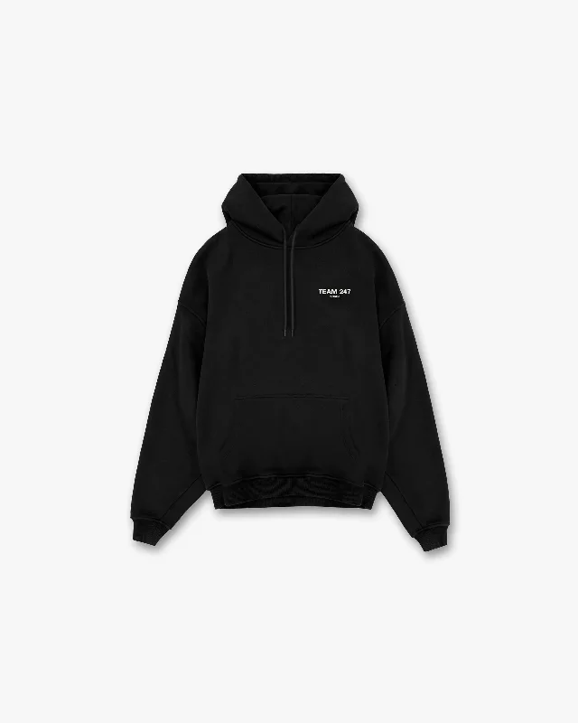 Big discounts on men’s wear – Shop now and save!  Team 247 Oversized Hoodie - Black