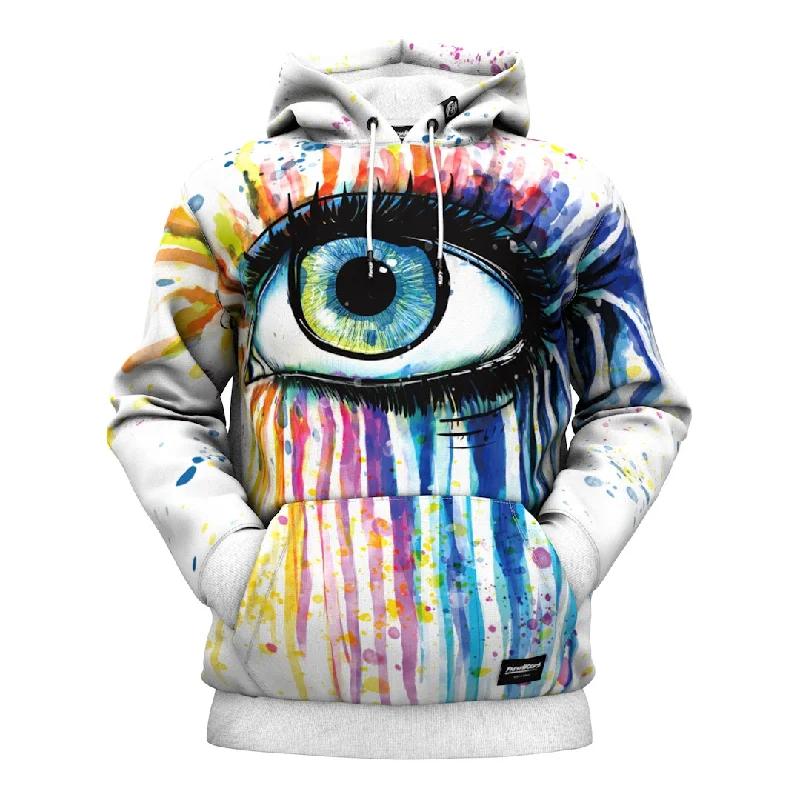 Look sharp without breaking the bank – men’s clothing sale now!  Watercolor Eye Hoodie