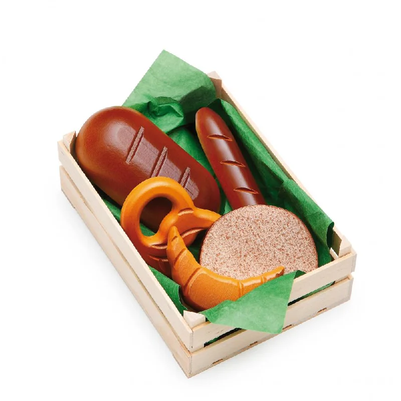 vibrant and colorful wooden toys for toddlers                   Erzi assorted baked goods