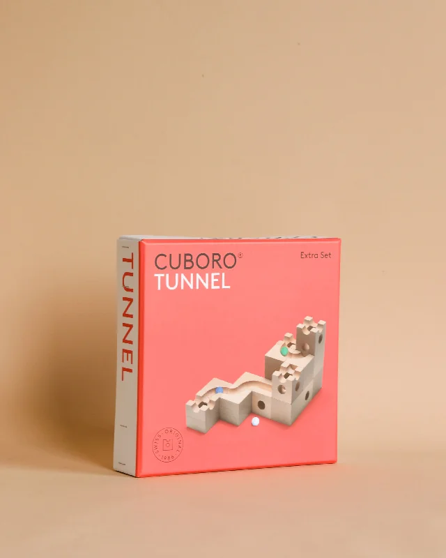 detailed wooden toys                 Cuboro Tunnel Marble Run Extra Set
