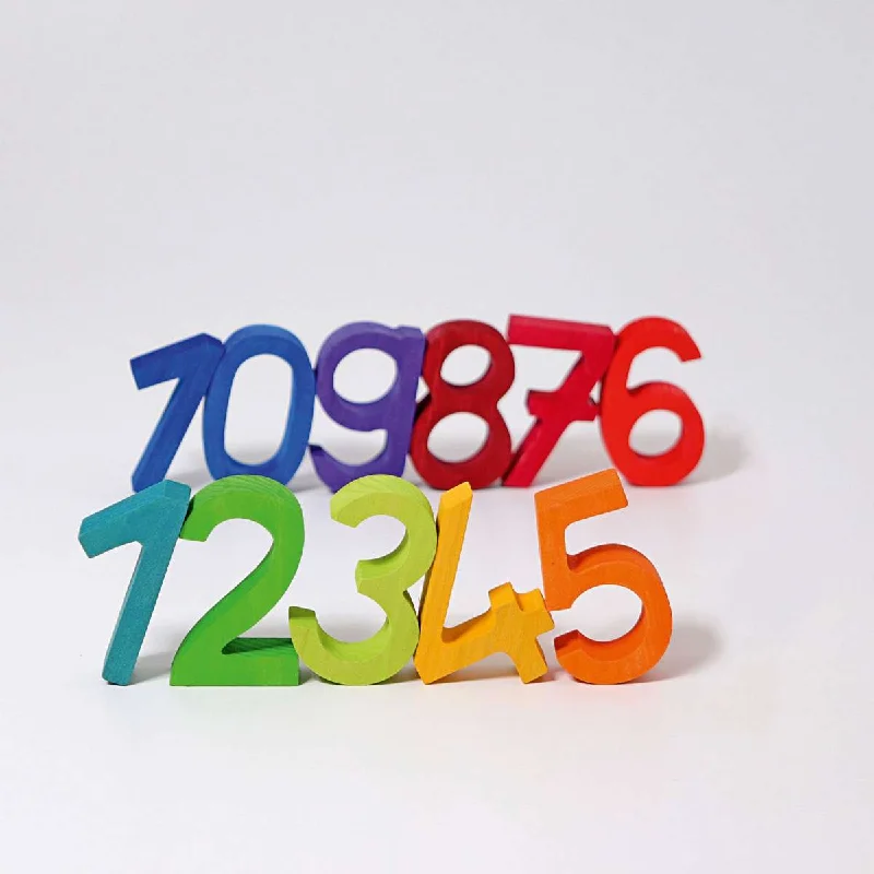 play-value packed wooden toys                   Grimm's building set numbers