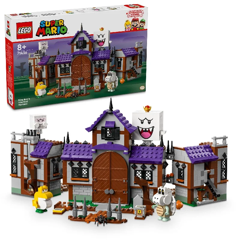 Precisely scaled LEGO miniaturesLEGO 71436 Super Mario King Boo's Haunted Mansion