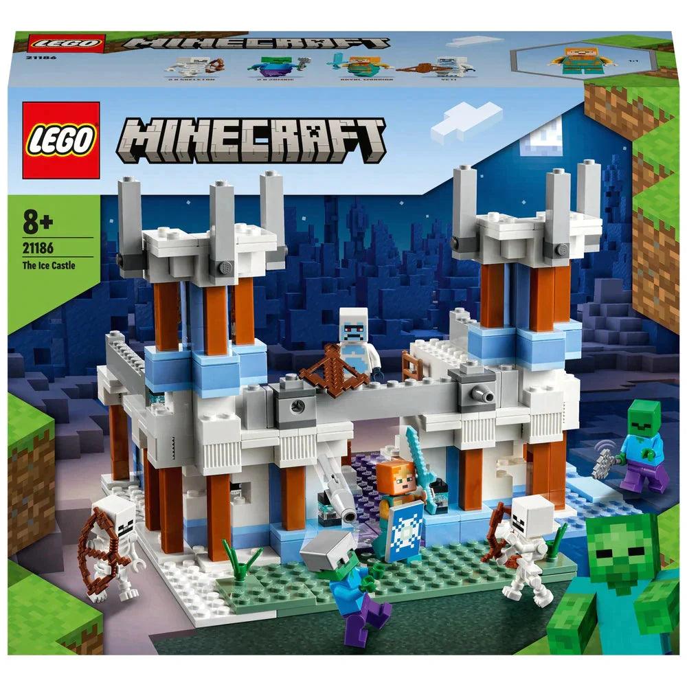 Finely detailed LEGO structuresLEGO MINECRAFT 21186 The Ice Castle Toy with Zombie Figures