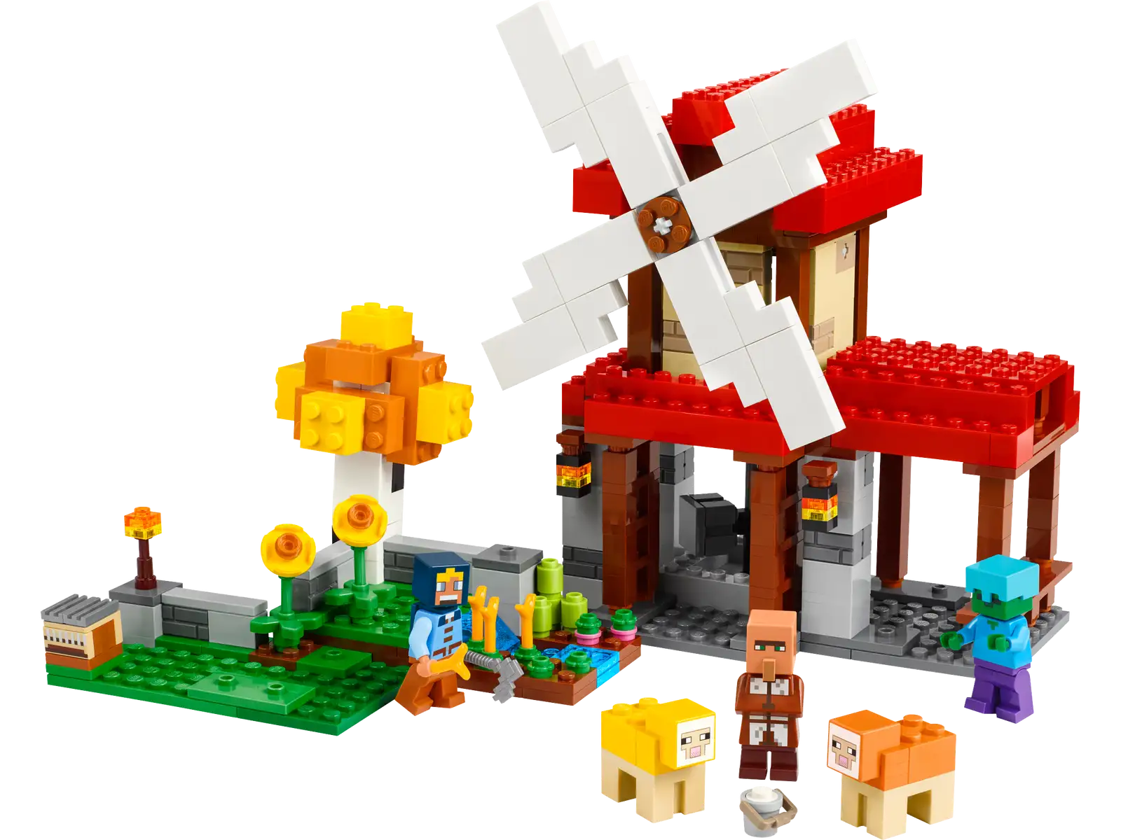 Inspiring architectural interest LEGOLEGO® Minecraft™ The Windmill Farm 21262