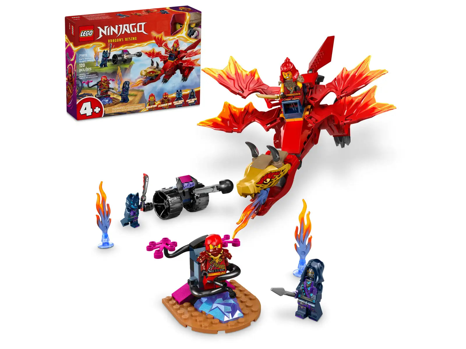 Encouraging resourcefulness LEGOLEGO® NINJAGO® Kai's Source Dragon Battle 71815
