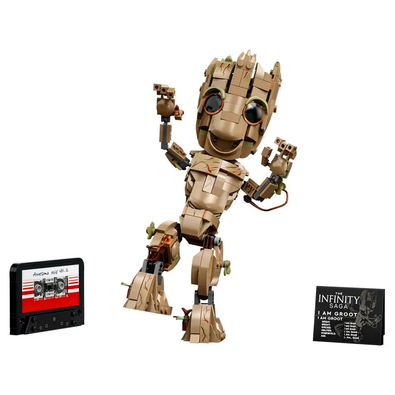 Stimulating and engaging LEGO playLego - Super Heroes Marvel - Guardians of the Galaxy: I am Groot #76217