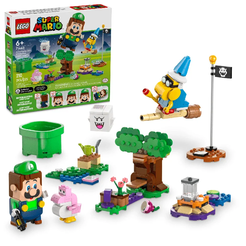 Inspiring problem-solving LEGO challengesLEGO® Super Mario™Adventures with Interactive LEGO® Luigi™ 71440