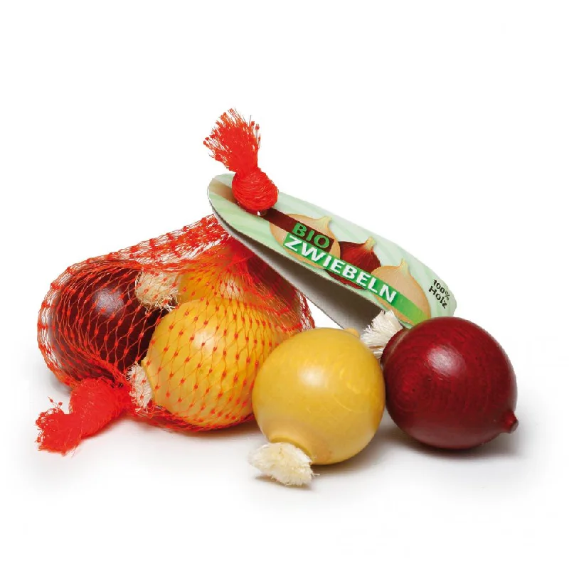 engaging wooden toys                   Erzi onions in a net