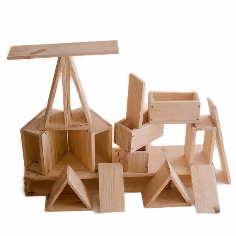safe wooden toys for babies              Unit Blocks - 20pcs