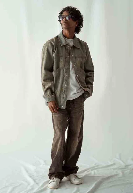 Shop now and save up to 40% on men’s wardrobe essentials.  90'S Inspired Denim Jacket - Petrol Wash