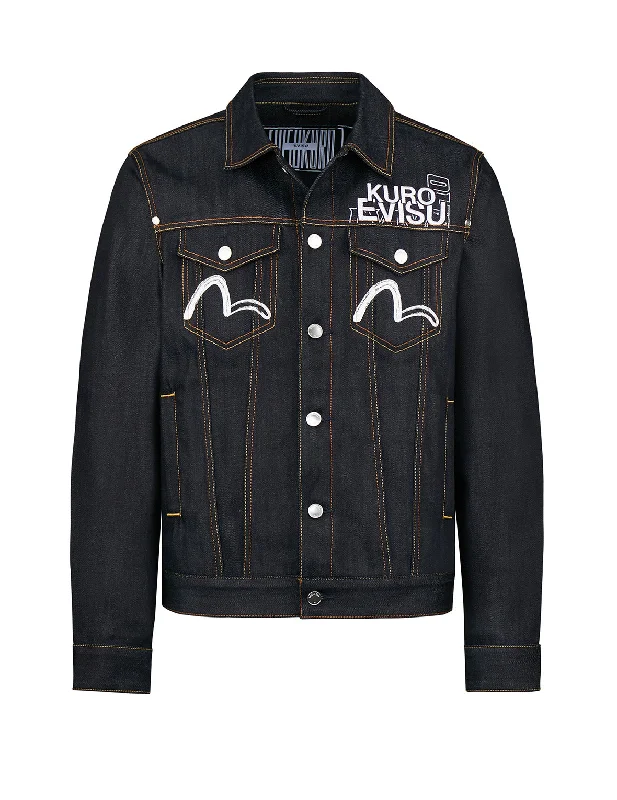 Don’t wait – shop the biggest sale of the season on men’s clothing!  手刷式印花牛仔夹克