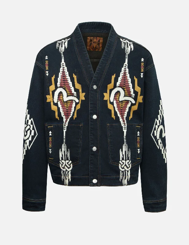 Men’s fashion sale – new deals added every day!  奇马约挂毯双面宽松版型牛仔外套