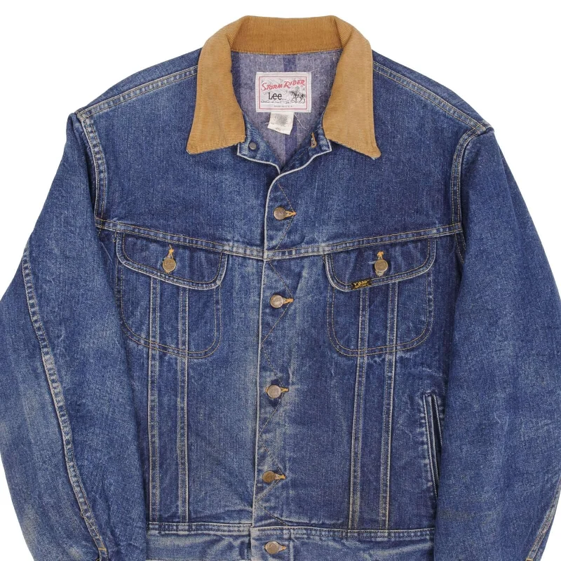 Seasonal discounts on stylish clothes – Perfect for any occasion!  VINTAGE LEE STORM RIDER BLANKET LINED DENIM JACKET 1980s SIZE 46L MADE IN USA