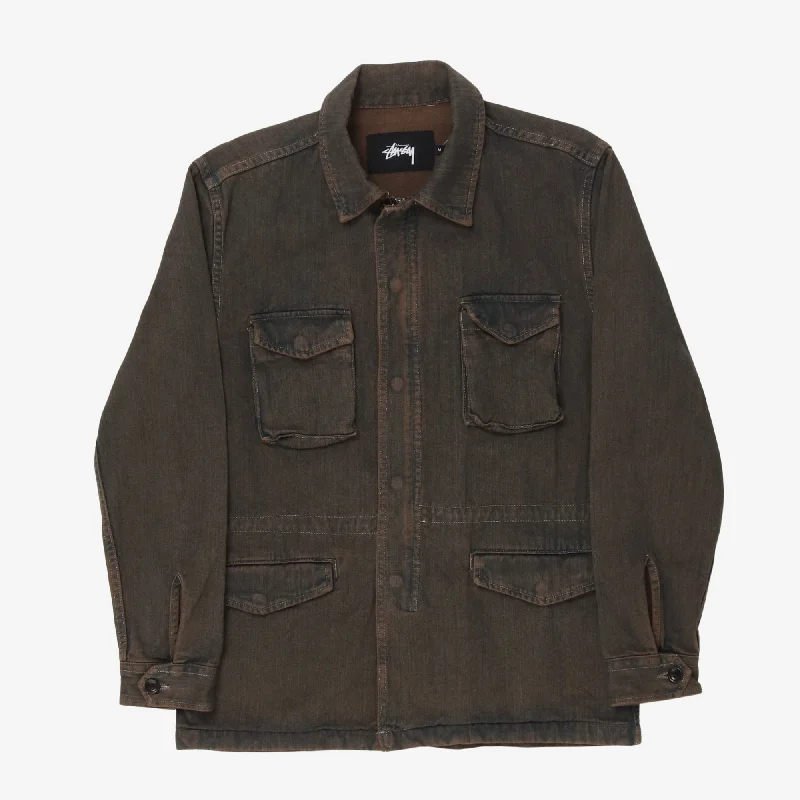 Shop our exclusive men’s fashion deals – limited time only! Overdyed Denim Chore Jacket Shop our exclusive men’s fashion deals – limited time only! Overdyed Denim Chore Jacket