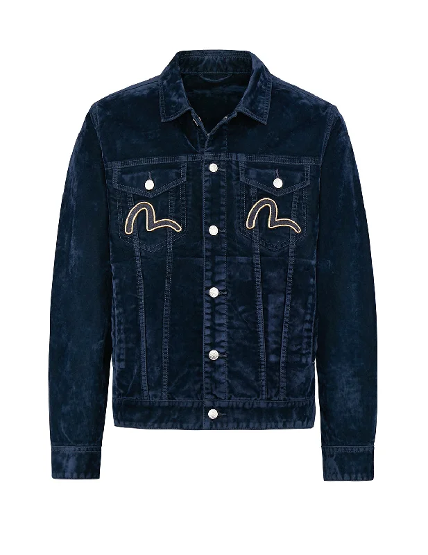 Save more with our buy-more, save-more deals on men’s fashion.  书法汉字拔染绒面牛仔外套