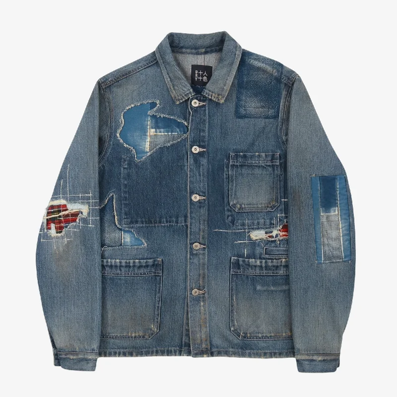 Limited-time sale: Save on all your favorite clothing items. Patchwork Denim Jacket Limited-time sale: Save on all your favorite clothing items. Patchwork Denim Jacket