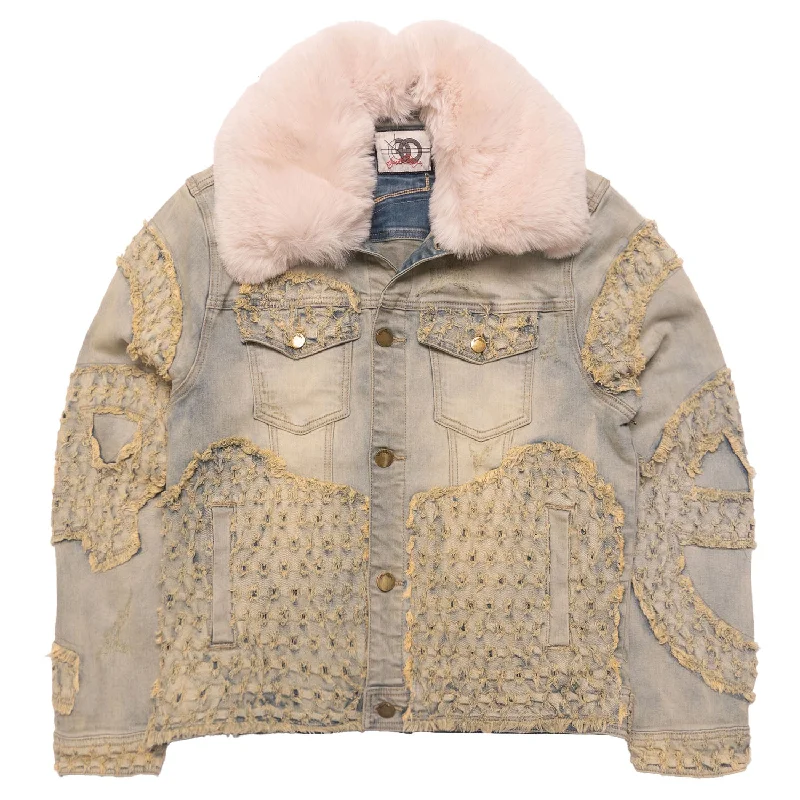 Shop men’s and women’s fashion at unbeatable prices today! F1023 Frost Tattered Denim Jacket - Dirt Shop men’s and women’s fashion at unbeatable prices today! F1023 Frost Tattered Denim Jacket - Dirt