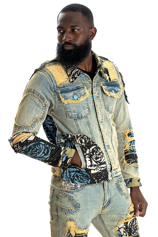 Shop the latest styles in men’s fashion – don’t miss out on these deals! F1044 Cashay Tapestry Denim Jacket - Dirt Shop the latest styles in men’s fashion – don’t miss out on these deals! F1044 Cashay Tapestry Denim Jacket - Dirt
