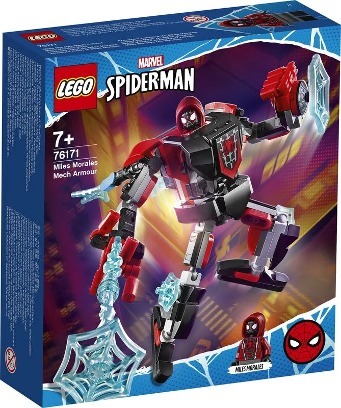 Thematically rich LEGO setsLEGO 76171 Marvel Spider-Man Miles Morales Mech Armour