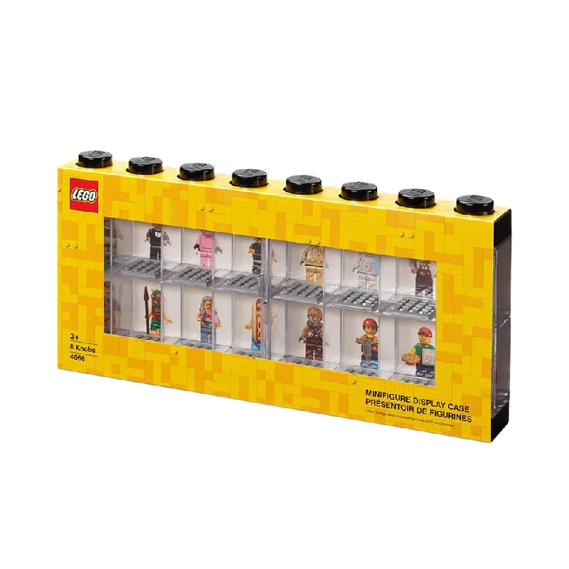 Enhancing cognitive development LEGOLEGO 16 Minifigure Black Display Case
