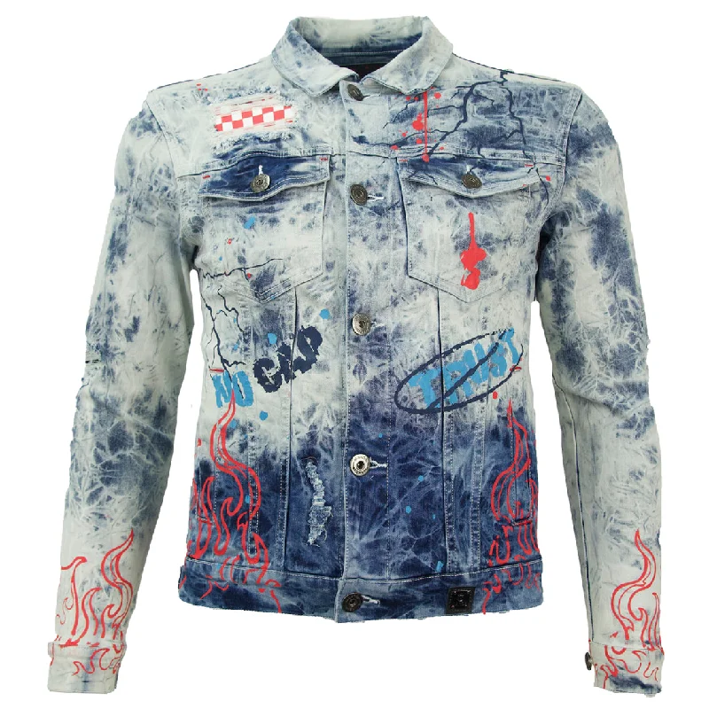 Big discounts – don’t miss out!  M1052 Makobi Fire Denim Jacket - Light Wash